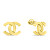 Orecchini minimalisti placcati in oro con World Icon EA1021Y (palloncino)
