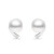 Cercei minimaliști din argint cu perle autentice EA595W