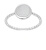 Anello minimalista in argento GR106W