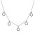 Nadčasový stříbrný náhrdelník se zirkony NCL19W