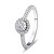 Bellissimo anello in argento con zirconi RI029W