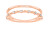 Okouzlující bronzový prsten se zirkony GR043R