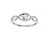 Bájos ezüst gyűrű topázzal Precious Stone SR00716TP