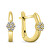 Orecchini fashion placcati in oro con zirconi EA533Y