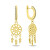 Originali orecchini pendenti placcati oro Acchiappasogni EA733Y