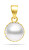 Pozlacený perlový přívěsek se zirkony PT77Y