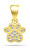 Incantevole pendente placcato oro con zirconi Zampetta PT85Y