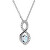 Pôvabný strieborný náhrdelník s topazom SP08340TZ (retiazka, prívesok)