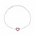 Bracciale in argento con Cuore BRC39WR