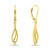 Orecchini eleganti placcati in oro con zirconi EA894Y