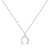 Stříbrný náhrdelník pro štěstí Podkova NCL66W (řetízek, přívěsek)
