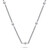 Stříbrný náhrdelník s kubickými zirkony NCL114W