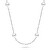 Silberne Halskette mit Majorica-Perlen NCL140W