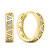 Stilvolle vergoldete Ringe mit Zirkonen EA476Y