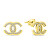 Cercei eleganți placați cu aur cu zirconi World Icon EA1020Y