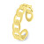 Stilvoller vergoldeter offener Ring RI082Y