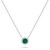 Třpytivý stříbrný náhrdelník se zirkony NCL136WG