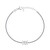 Bracciale in argento scintillante con zirconi cubici BRC141W