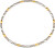 Nadčasový bicolor náhrdelník z titánu 08043-02