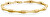 Brățară placată cu aur din titan 03037-03