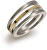 Aranyozott titán gyűrű 0128-02