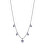 Blyštivý oceľový náhrdelník so zirkónmi Desideri BEIN013