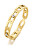 Elegantelegantes vergoldetes Armband mit Kristallen With You BWY20