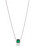 Elegantní stříbrný náhrdelník Fancy Life Green FLG136