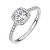 Elegantní stříbrný prsten Fancy Infinite White FIW162