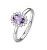 Anello elegante in argento Fancy Magic Purple FMP75