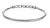 Bracciale in acciaio minimalista da uomo Riptide BTD025