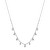 Očarujúce oceľový náhrdelník s perlami Chant BAH83