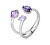 Originální otevřený prsten Fancy Magic Purple FMP16