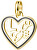 Pandantiv din oțel placat cu aur Joy Love Très Jolie BTJM276