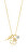 Splendida collana placcata in oro portafortuna Chakra BHKN054