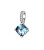 Charm in argento con zircone celeste Fancy Cloud Light Blue FCL18