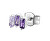 Schicke Einzelohrringe Fancy Magic Purple FMP09