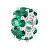 Charm elegante in argento Fancy Life Green FLG01