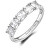Slušivý stříbrný prsten Fancy Infinite White FIW25