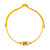 Kordelarmband mit kubischem Zirkonia Fancy Energy Yellow FEY96