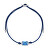 Kordelarmband mit kubischem Zirkonia Fancy Freedom Blue FFB108