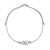 Bracciale in tessuto con zircone cubico Fancy Infinite White FIW112