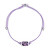 Bracciale in tessuto con zircone cubico Fancy Magic Purple FMP110