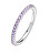 Inel strălucitor din argint Fancy Magic Purple FMP70