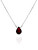 Prekrásny strieborný náhrdelník s granátom GRAAGS2/46