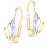 Luxus bicolor arany fülbevalók gyémánttal DZ8024-55-00-X-R1