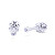 Orecchini minimalisti in oro bianco con diamanti DZ3032-30-00-X-2