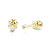Orecchini minimalisti in oro giallo con diamanti DZ3032-30-00-X-1