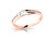 Blyštivý prsten z růžového zlata se zirkony Z6708–2106-X-4