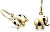 Zlaté detské náušnice C1955-10-10-X-1